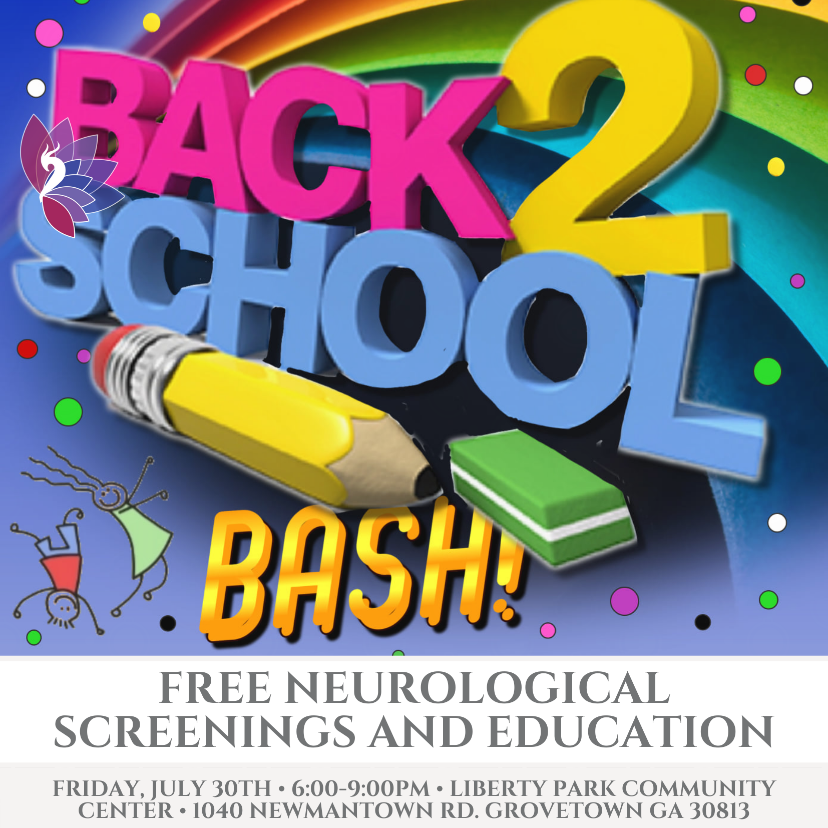 Chiropractic Screening at the Back 2 School Bash National Night Out at Liberty Park Community Center