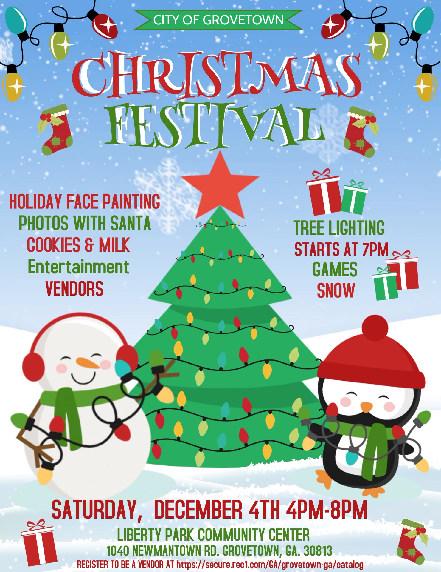 City of Grovetown Christmas Festival 2021